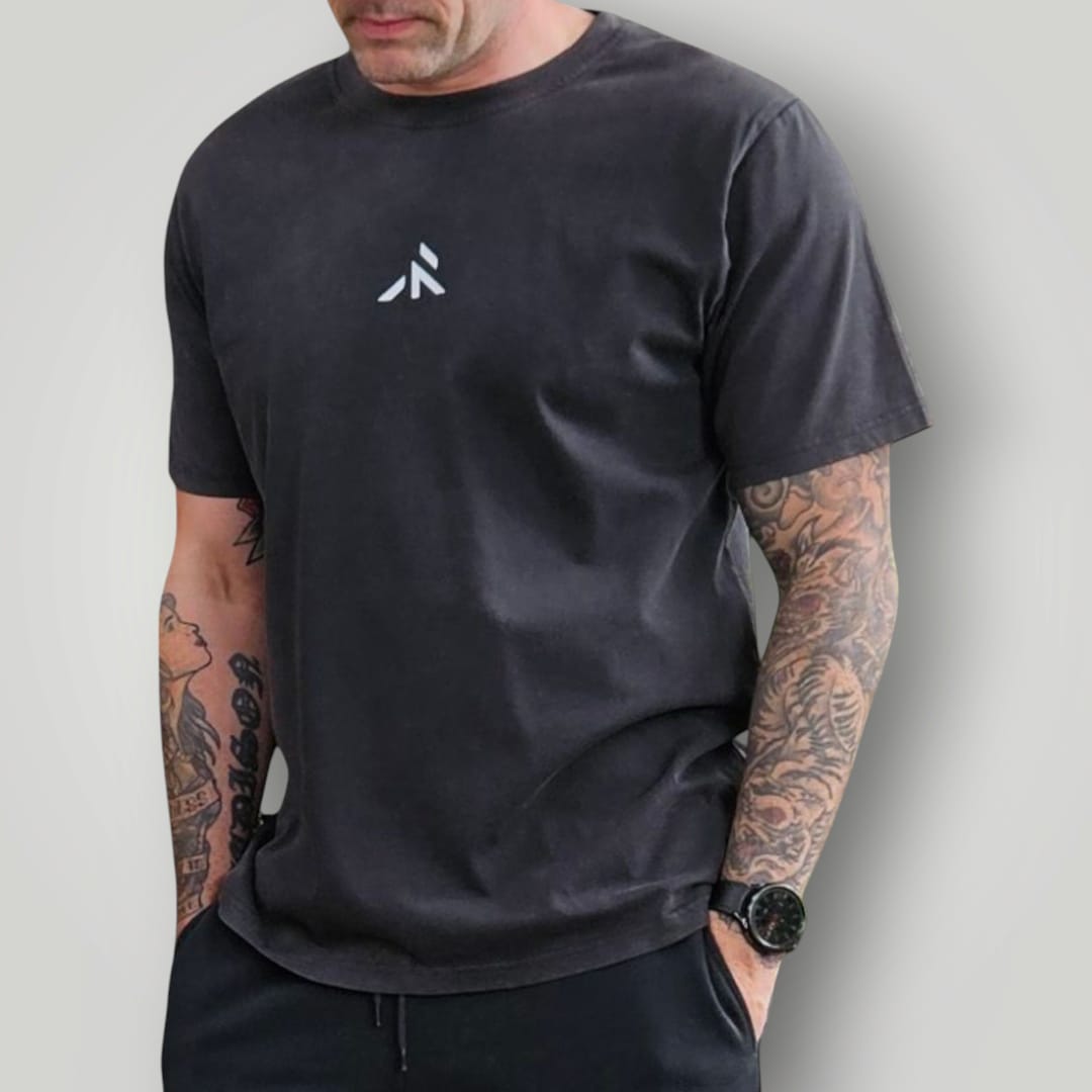 FORTIS T-SHIRT - Regular fit - Vintage black - Robore Mentis online
