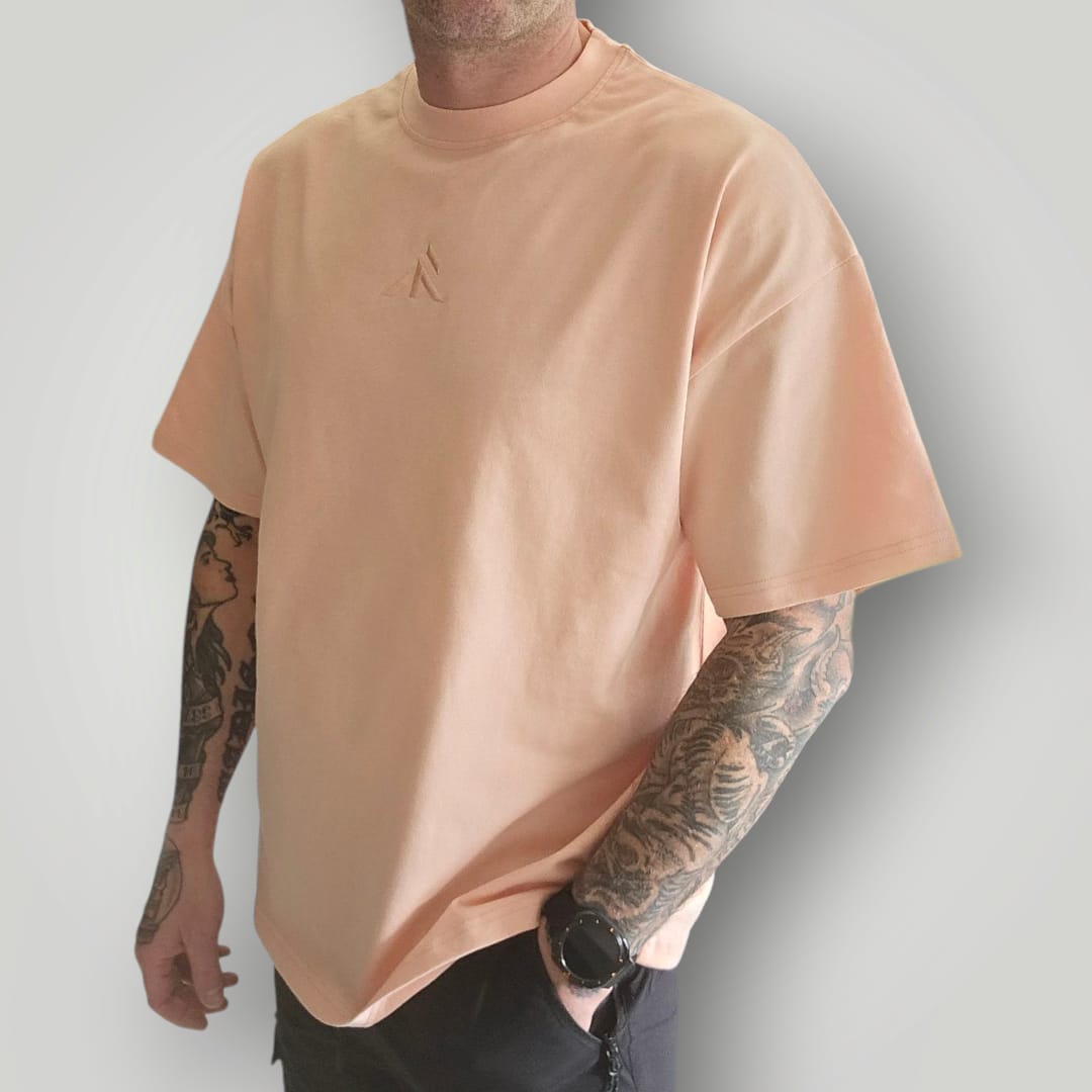 LUX Tee - Pink Clay Oversized fit - Robore Mentis online