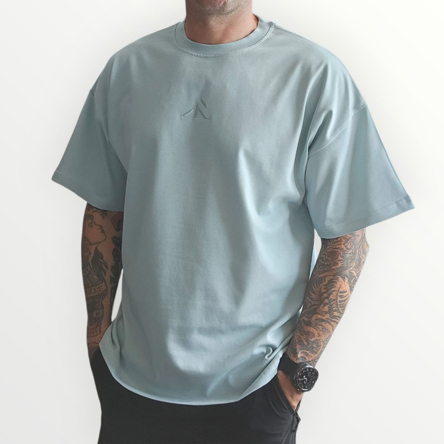LUX Tee - Cold Blue Oversized fit - Robore Mentis online
