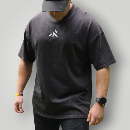 FORTIS T-SHIRT Oversized - Vintage Black - Robore Mentis online 