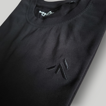 Aeris Regular fit Tee Black - Robore Mentis online 